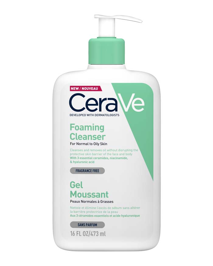 Toner Cartridge - Nettoyant moussant CeraVe, formats 8 oz/12