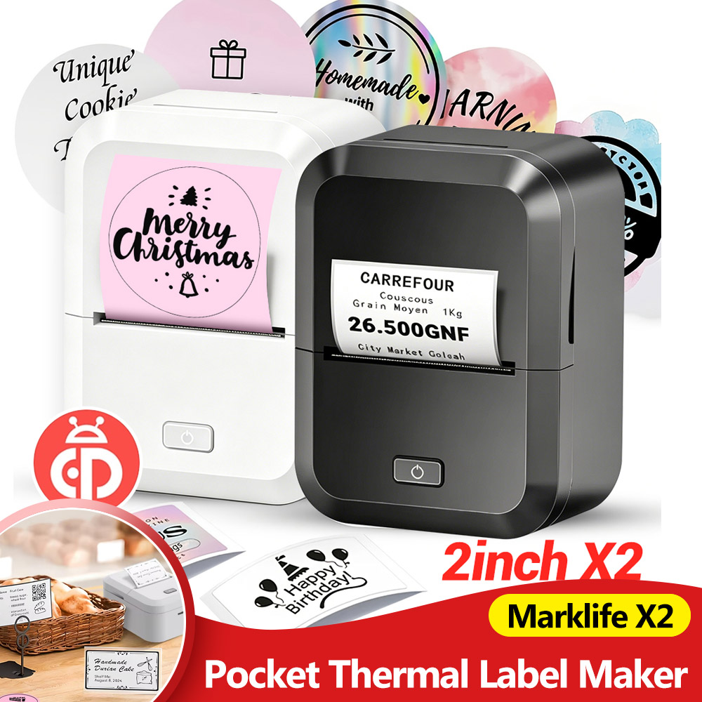 Commercial Book Printing Machines - Imprimante thermique portable Marklife X2, imprimante