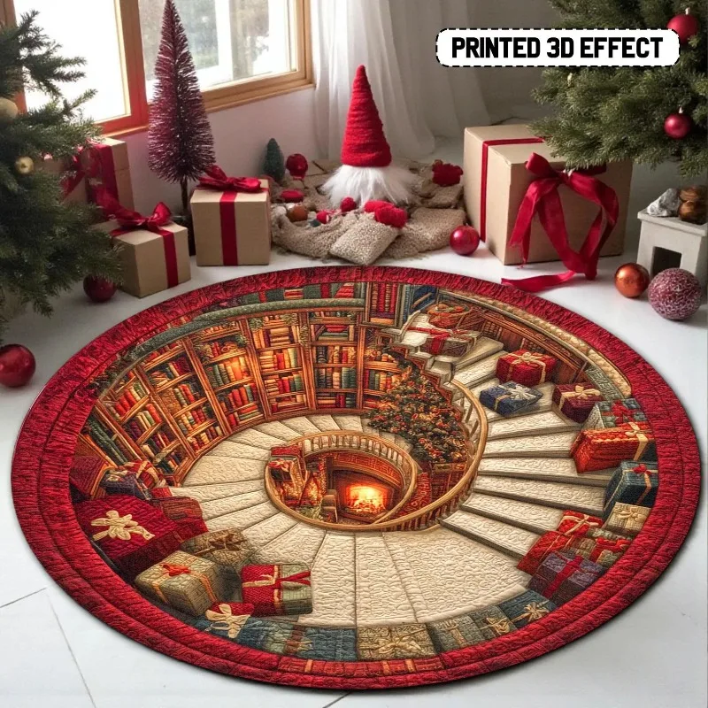 Tapis rond imprimé 3D motif bi - Commercial Book Printing Machines avis et prix