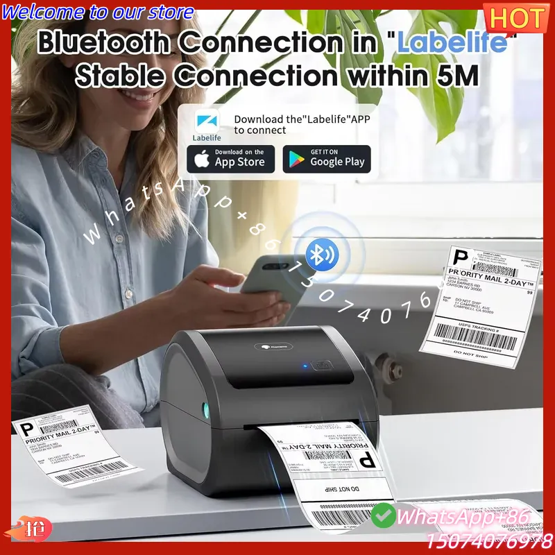 Imprimante thermique sans fil  - Barcode Printer avis et prix
